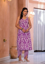 Pure cotton sleeveless suit set with stylish pants (extra sleeves available)