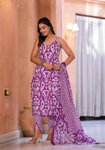 Pure cotton sleeveless suit set with stylish pants (extra sleeves available)