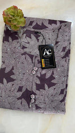 Beautiful floral muslin kurta