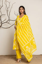 Pure cotton Anarkali suit set