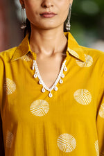 Pure cotton embellished pocket kurta pant