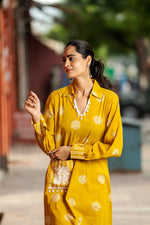 Pure cotton embellished pocket kurta pant