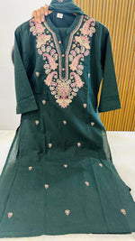 Super pretty embroidered cotton suit