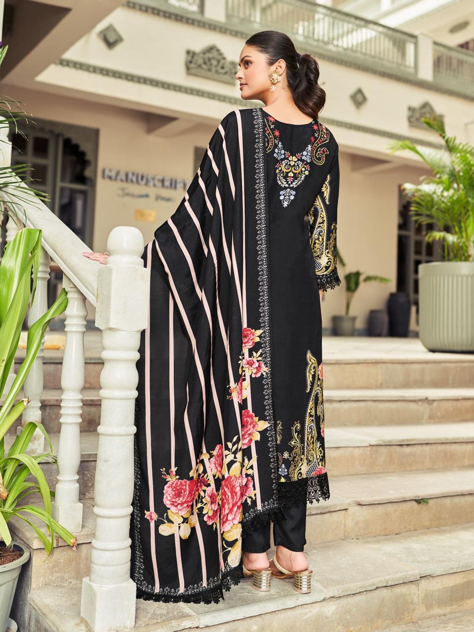 Pure butter muslin must buy suit set