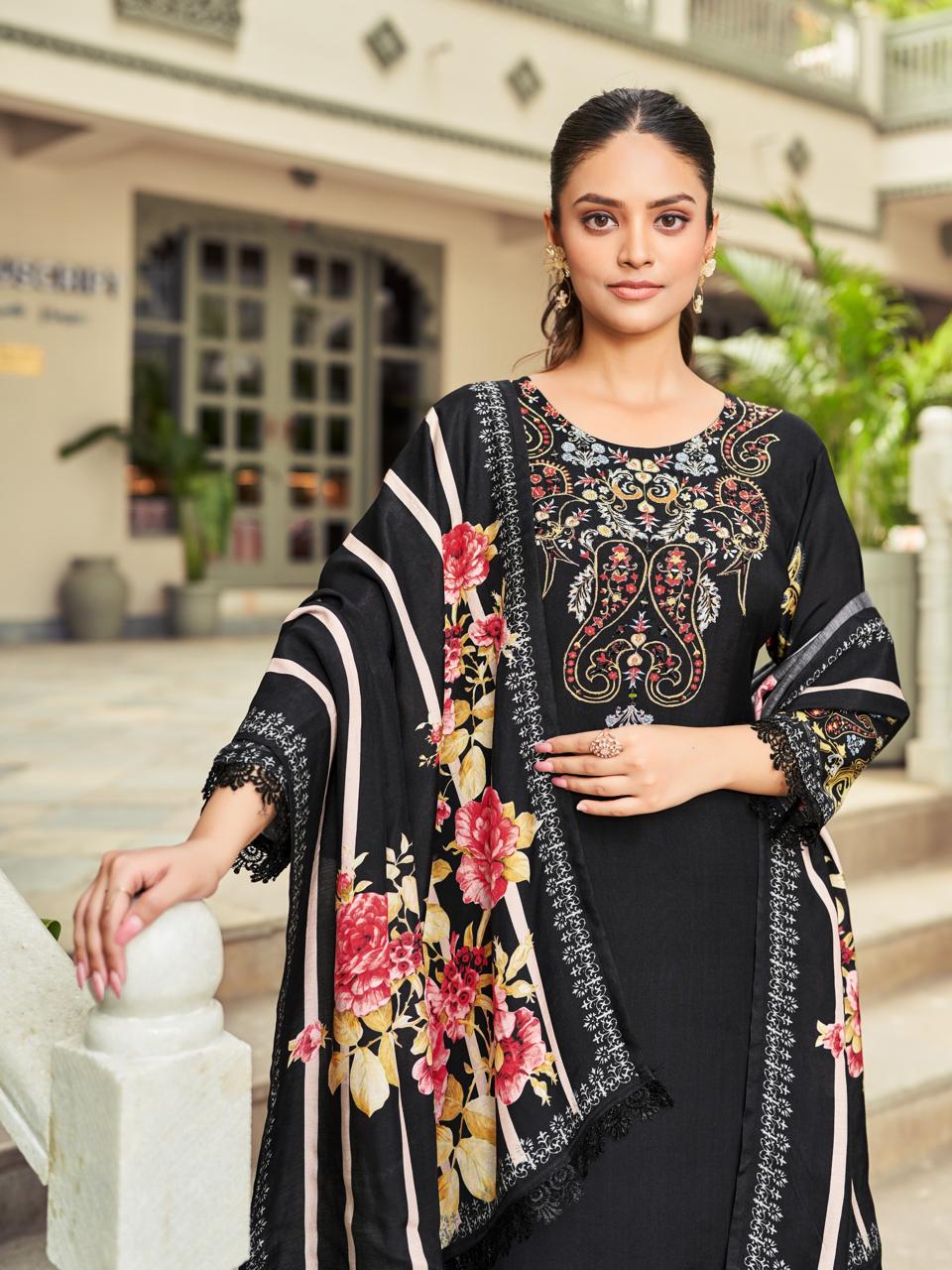 Pure butter muslin must buy suit set