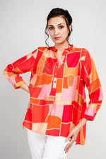 Pure muslin embellished festive wear top