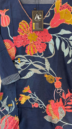 Pure muslin silk embellished suit set