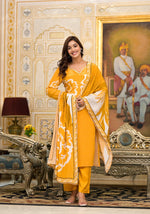 Pure crepe digital printed suit set