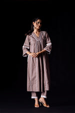 Pure cotton with lace detailing and designer pockets