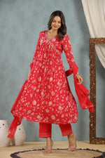 Pure chinon lining suit set