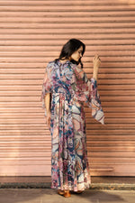 Shiffon one piece dress with lining