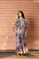 Shiffon one piece dress with lining