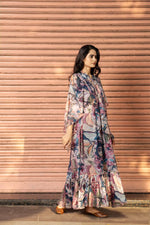 Shiffon one piece dress with lining