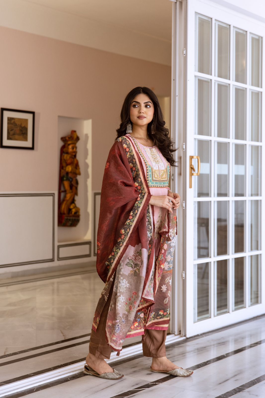 Pretty Shimmer Tissue Suit Set