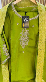 Premium dola silk handwork suit set