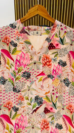 Pure crepe V neck kurta pant