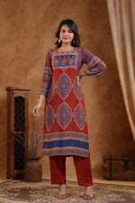 Pure premium muslin silk digital printed suit set