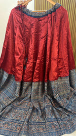 Gaji silk elasticated skirt