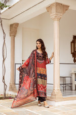 Premium pure muslin silk suit set