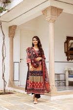 Premium pure muslin silk suit set