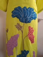 Premium organza applique work suit set