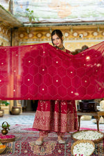 Pretty natural crepe fully embroidered Anarkali suit set