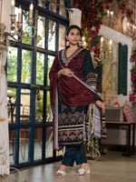 Gorgeous muslin silk lining suit set