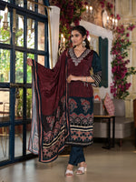 Gorgeous muslin silk lining suit set