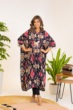 Premium crepe kaftan set