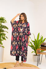 Premium crepe kaftan set