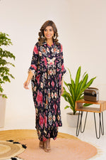 Premium crepe kaftan set