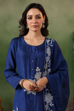 Pretty dola silk fully embroidered suit set