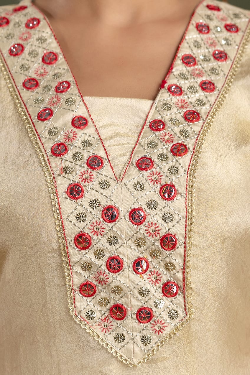 Premium shimmer tissue suit