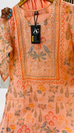 Linen cotton digital printed suit set