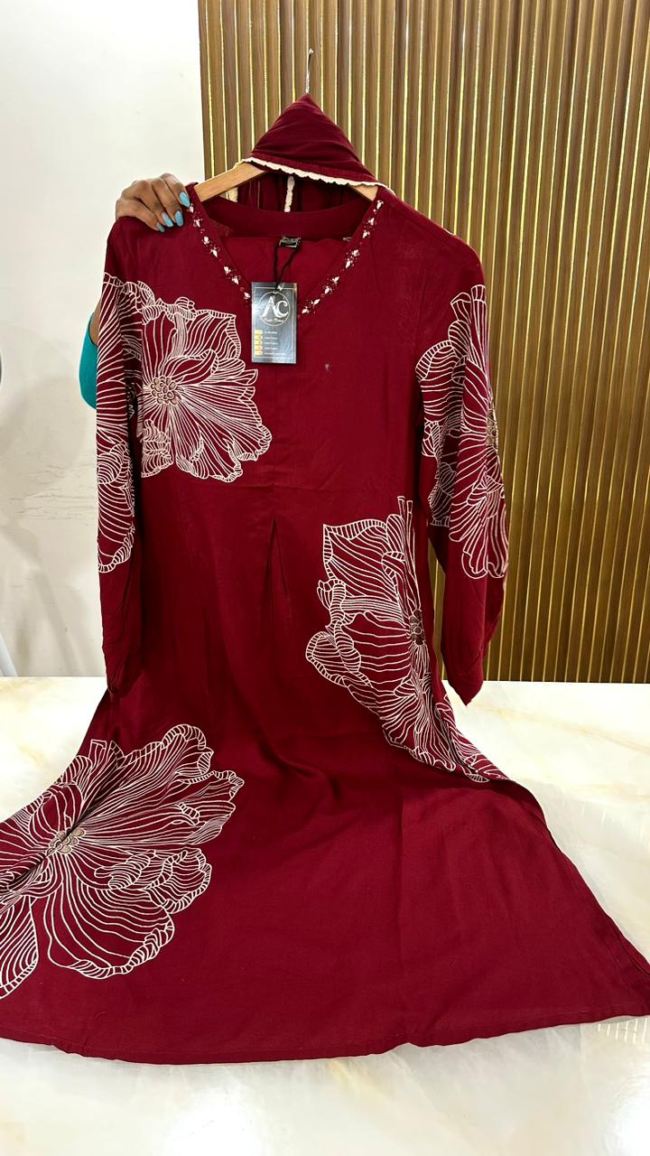 Heavy rayon both sided pocket suit set