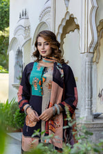 Pure crepe full suit set