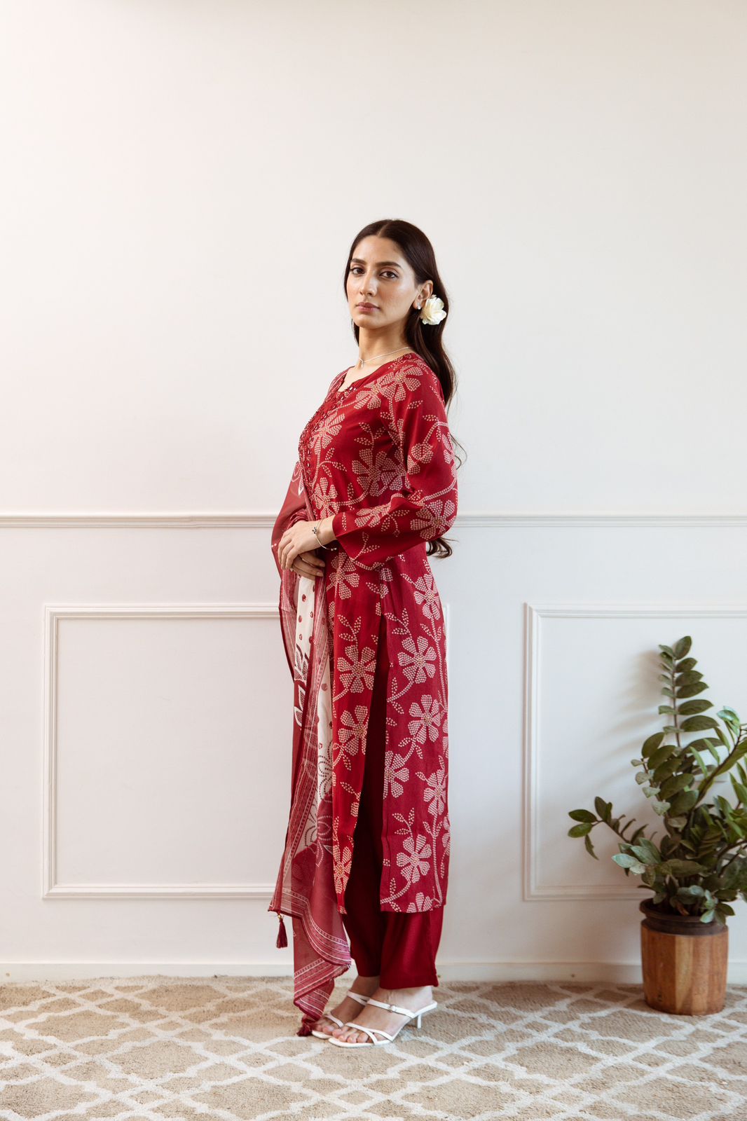 Pretty muslin suit set