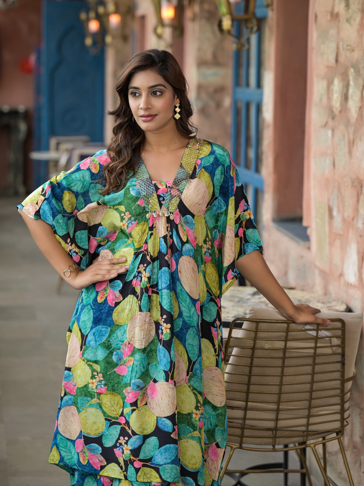 Pure crepekaftan set