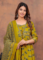 Pure cotton Anarkali full suit set