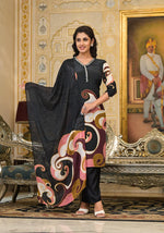 Pure crepe digital printed suit set