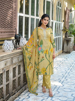 Pure crepe digital printed suit set
