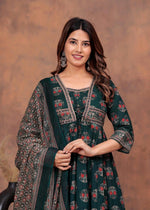 Pure cotton Anarkali full suit set