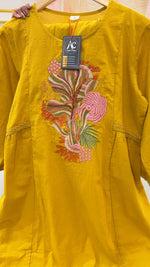 Premium cotton embroidered co ord set