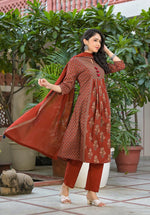 Pretty cotton full suit set