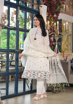 Premium cotton weaved suit set