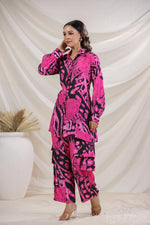 Celebrity style pure muslin silk co ord