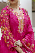 Premium shiffon Anarkali suit set