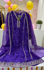 Pure orgenza Anarkali suit set