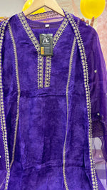 Pure orgenza Anarkali suit set