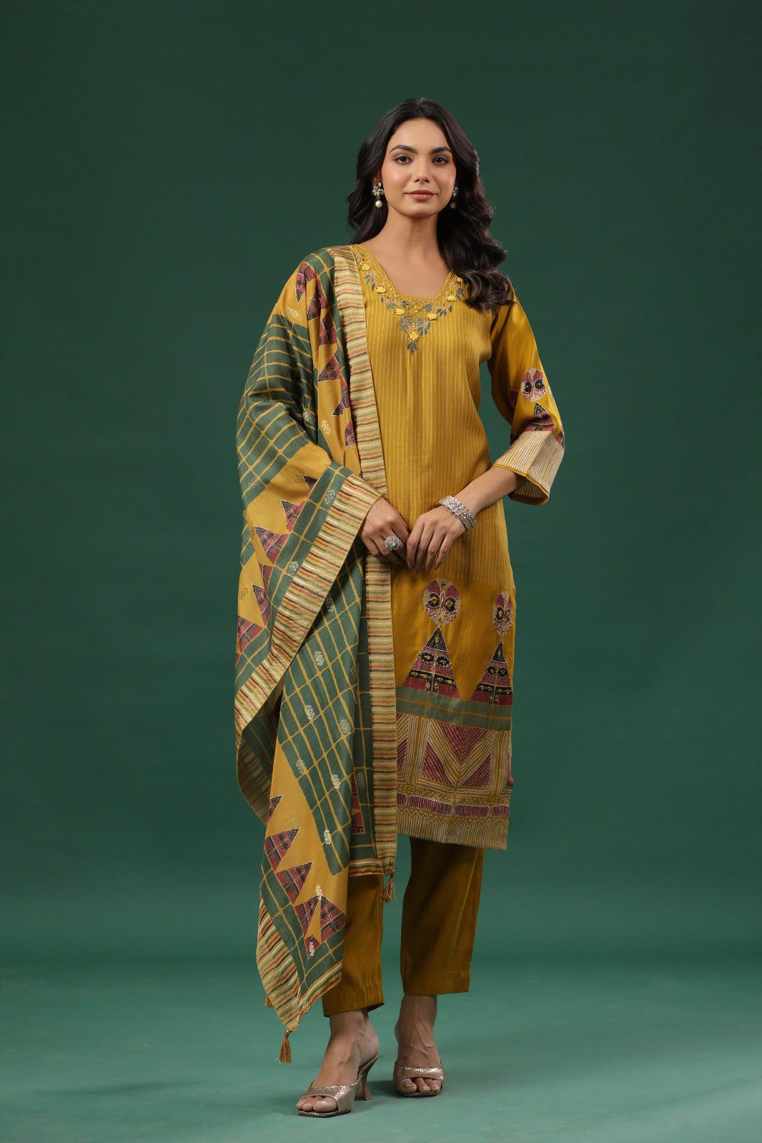 Pretty muslin suit set